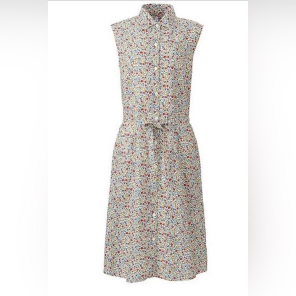 Uniqlo Liberty Floral Print Midi Dress - Multicolor